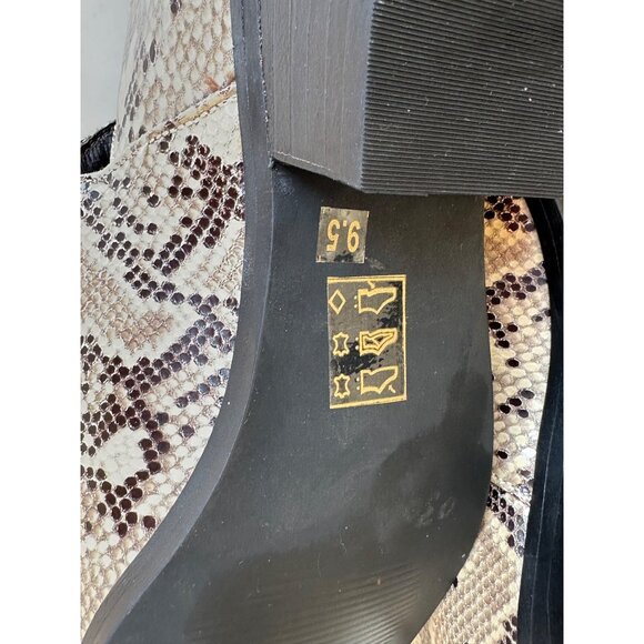 Artisan by Zigi Adal Snake Print Leather Shoe Boots Women's Size 9.5M - Picture 11 of 14